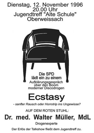 Plakat zum 16. Roten Stuhl