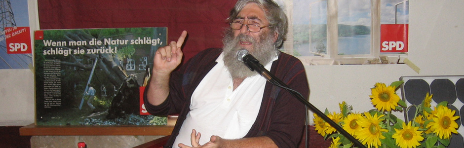 Dr. Michael Sladek auf dem Roten Stuhl